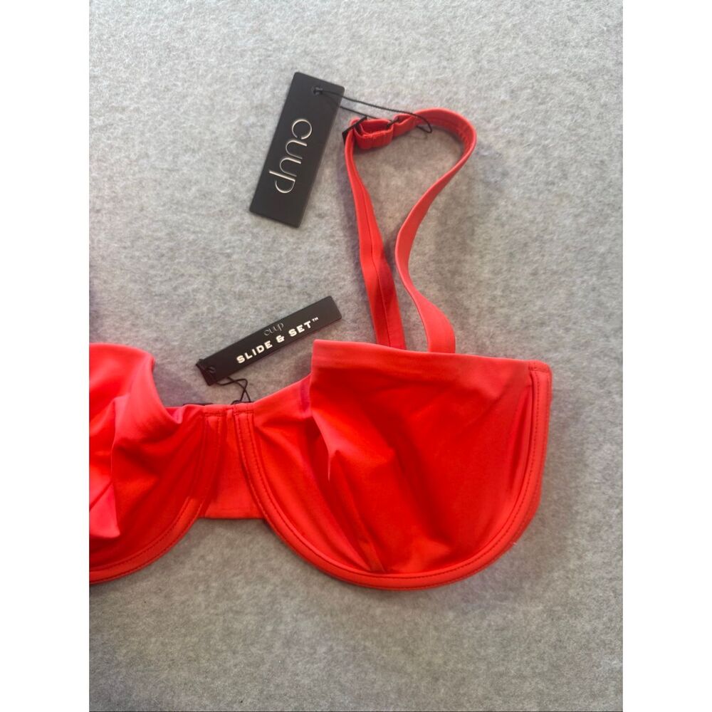 NEW Cuup the balconette hibiscus bikini top 14 - Picture 2 of 6